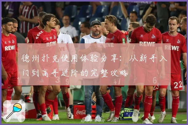 德州扑克使用体验分享：从新手入门到高手进阶的完整攻略